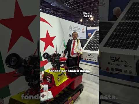 L’Algérie fabrique son robot pompier « Icosium ».